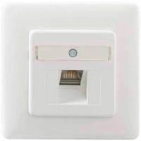 Rutenbeck 136112030 Netwerkdoos Inbouw (in muur) Inzet met centraalstuk en frame Wit - thumbnail