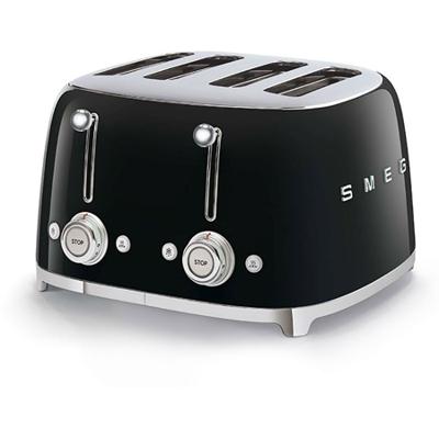 SMEG TSF03BLEU 50's Style Broodrooster - Zwart