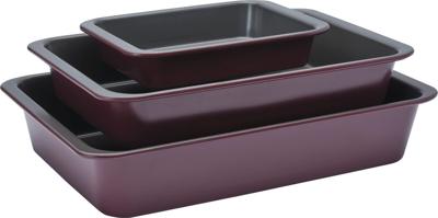 AEG A9OOECTS Easy2Clean Rectangular 3-Pan Set AEG A9OOECTS Easy2Clean Rectangular 3-Pan Set