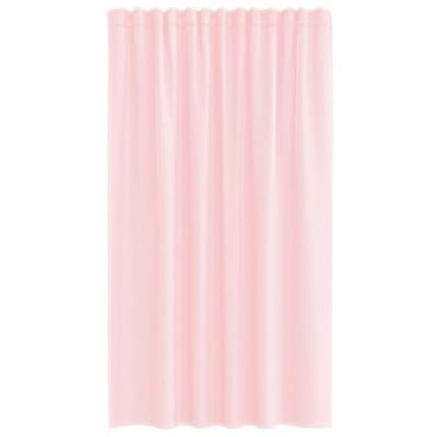 Gordijnen voile met roedezakken 2 st lichtroze