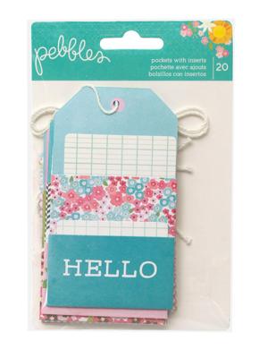 Pebbles • embellishments garden party pockets