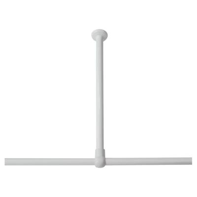 Plafondsteun Seallux ten behoeve van douche hoekstang 60 cm wit Plafondsteun Seallux ten behoeve van douche hoekstang 60 cm wit