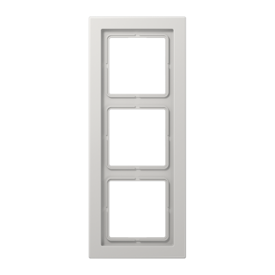 Jung LS Design Afdekraam Licht Grijs 3-voudig Duroplast