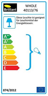 Brilliant 40113/76 - 2 Spots Plafondlamp Metaal/Hout - thumbnail