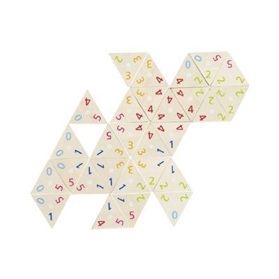 Goki houten tri-domino spel