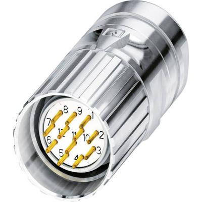 M23 kabelconnector 1619644 CA-12P1N8A8008 Zilver Phoenix Contact Inhoud: 1 stuk(s)