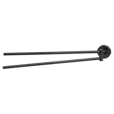 Handdoekhouder Haceka Kosmos Dubbel Draaibaar 46 cm Geborsteld Grafiet Handdoekhouder Haceka Kosmos Dubbel Draaibaar 46 cm Geborsteld Grafiet