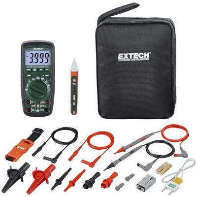 Extech Extech EX505A-K Multimeter Digitaal CAT IV 600 V Weergave (counts): 6000 Extech Extech EX505A-K Multimeter Digitaal CAT IV 600 V Weergave (counts): 6000