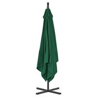 VidaXL Zweefparasol met stalen paal 250x250 cm groen - thumbnail