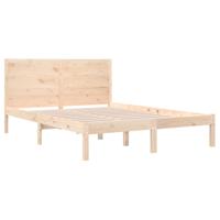 Bedframe massief hout 135x190 cm - thumbnail