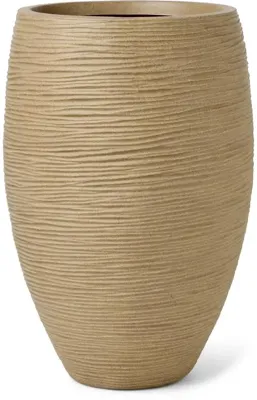 Capi nature elegant deluxe rib nl vaas 50x72 cm beige