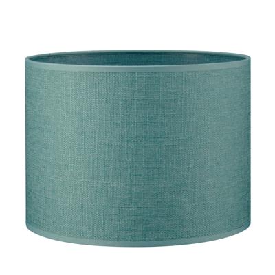 Lampenkap cilinder | rond | canvas | stoffen lampenkap | cilinderkap | Ø25cm H19cm | turquoise
