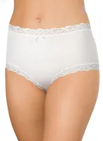 3-pack dames Taille slips - Kanten modal dames onderbroek - Katoenen kruisje - thumbnail