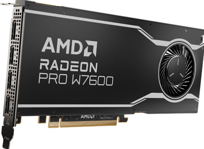AMD AMD Radeon Pro W7600 Videokaart 8 GB GDDR6-RAM PCIe x16 DisplayPort AMD AMD Radeon Pro W7600 Videokaart 8 GB GDDR6-RAM PCIe x16 DisplayPort
