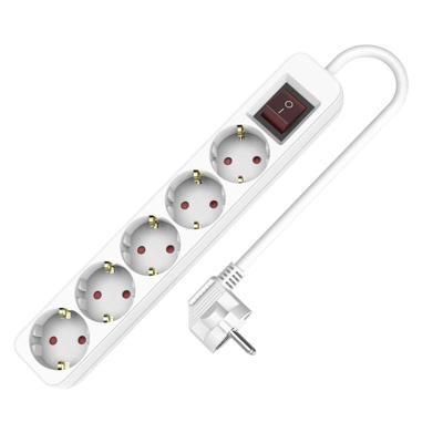 Stopcontactenstrip 5 Tomas TM Electron TMUAD505