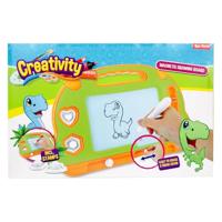 Toi-Toys Creativity magnetisch tekenbord met pen en vormen - thumbnail