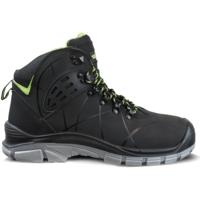 Safeet Werkschoen Larvik Hoog Zwart S3 | Zwart/Grijs | Maat 46 - 8719388016252 - thumbnail
