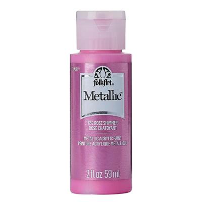 FolkArt • metallic acrylic paint rose 59ml