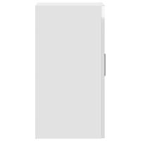 Keukenwandkast Porto bewerkt hout hoogglans wit - thumbnail