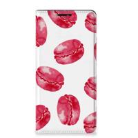Motorola Edge 20 Pro | Flip Style Cover | Pink Macarons - thumbnail