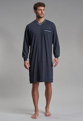 Gotzburg Nachthemd V-hals blauw