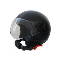 Pro-Tect protect urban helm m voor scooter en fiets ece keurmerk zwart - thumbnail
