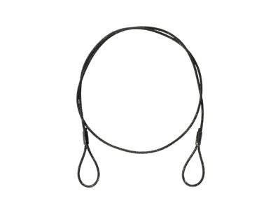 Eurolite Steel Rope (SC) 900x3mm black safety kabel Eurolite Steel Rope (SC) 900x3mm black safety kabel