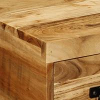 Tv-meubel wandmontage 60x30x19 cm massief acaciahout - thumbnail