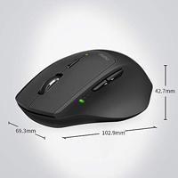 Rapoo Draadloze laser muis Multi-mode MT550 Zwart - thumbnail