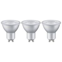 Paulmann 28581 LED-lamp Energielabel G (A - G) GU10 4 W Warmwit (Ø x h) 51 mm x 55 mm 3 stuk(s) - thumbnail
