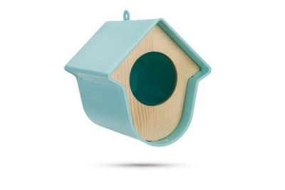 Vogelpindakaashouder kunststof Evie mint