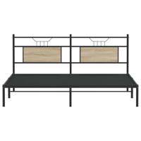 Bedframe zonder matras hout sonoma eikenkleurig 160x200 cm - thumbnail