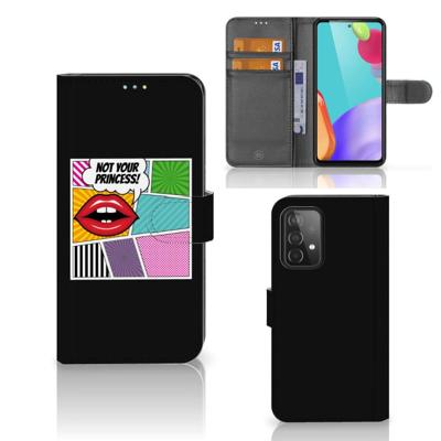 Samsung Galaxy A52 | Wallet Case | met Pasjes | Popart Princess Samsung Galaxy A52 | Wallet Case | met Pasjes | Popart Princess
