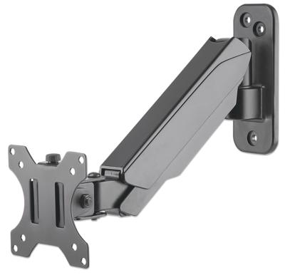Manhattan 461603 Monitor-wandbeugel 1-voudig 43,2 cm (17) - 81,3 cm (32) Zwart Draaibaar, In hoogte verstelbaar, Kantelbaar, Zwenkbaar, Roteerbaar Manhattan 461603 Monitor-wandbeugel 1-voudig 43,2 cm (17) - 81,3 cm (32) Zwart Draaibaar, In hoogte verstelbaar, Kantelbaar, Zwenkbaar, Roteerbaar
