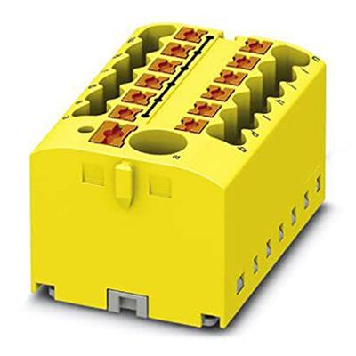 Phoenix Contact 3273358 Verdeelblok 40.6 mm Spanveer Geel 8 stuk(s)