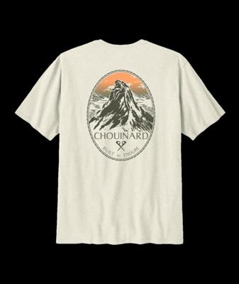 Patagonia Chouinard Crest Pocket Responsibili-Tee T-shirt Heren Birch White S