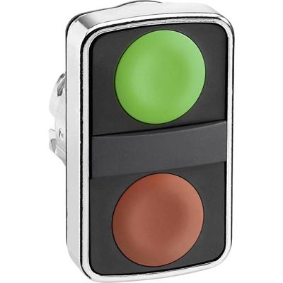 Schneider Electric ZB4BA7340 ZB4BA7340 Terugstelbaar (Ø) 22 mm Zonder markering Chroom 1 stuk(s)