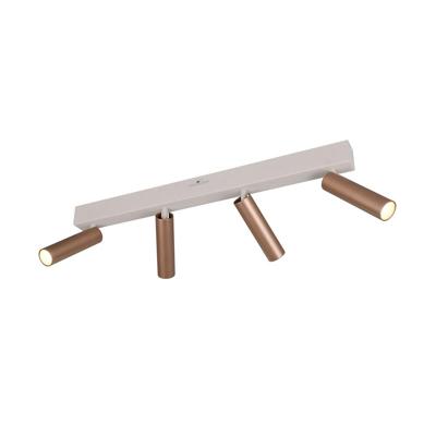 Trio 4-lichts opbouwspotAmbala mokka bruin - 849210465