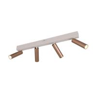 Trio 4-lichts opbouwspotAmbala mokka bruin - 849210465 - thumbnail
