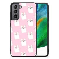 Samsung Galaxy S21FE Dierenprint Telefoonhoesje Sleeping Cats - thumbnail