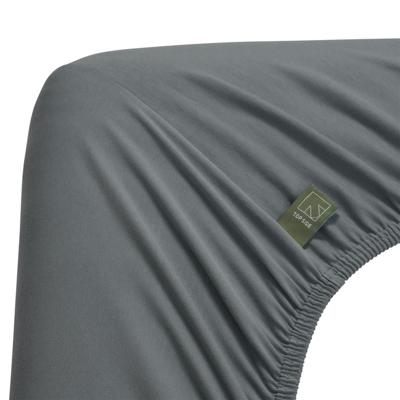 Beddinghouse Dutch Design Premium Jersey Lycra Splittopper Hoeslaken Blauw Grijs