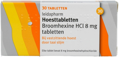 Leidapharm Broomhexine HCI 8 mg Hoesttabletten