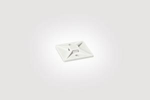 HellermannTyton MB4-N66-NA-C1 Bevestigingssokkel Schroefbaar 151-28479 4-voudige invoeging, Halogeenvrij, UV-stabiel, Weerbestendig Transparant 1 stuk(s)