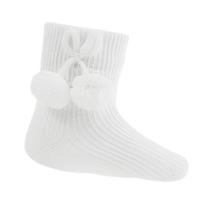 Soft Touch babysokken junior polykatoen wit mt 1-2 jaar - thumbnail