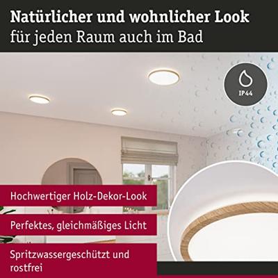 Paulmann 71034 Atria LED-wandlamp LED 22 W Hout