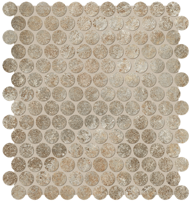 Nobu Slate round mosaico 2,2cm rond op net van 29x32,5