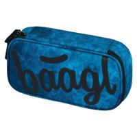 Baagl School etui Blauw 1-rits - thumbnail