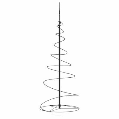 VidaXL Led-kerstboom 80 leds warm wit 120 cm - thumbnail