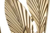 Wanddecoratie DKD Home Decor Gouden Tropisch Blad van een plant 80 x 2 x 80 cm - thumbnail