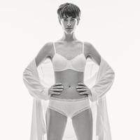 Hanro Dames Lingerie Cotton Lace spacer bh zonder beugel roze 072432 - thumbnail